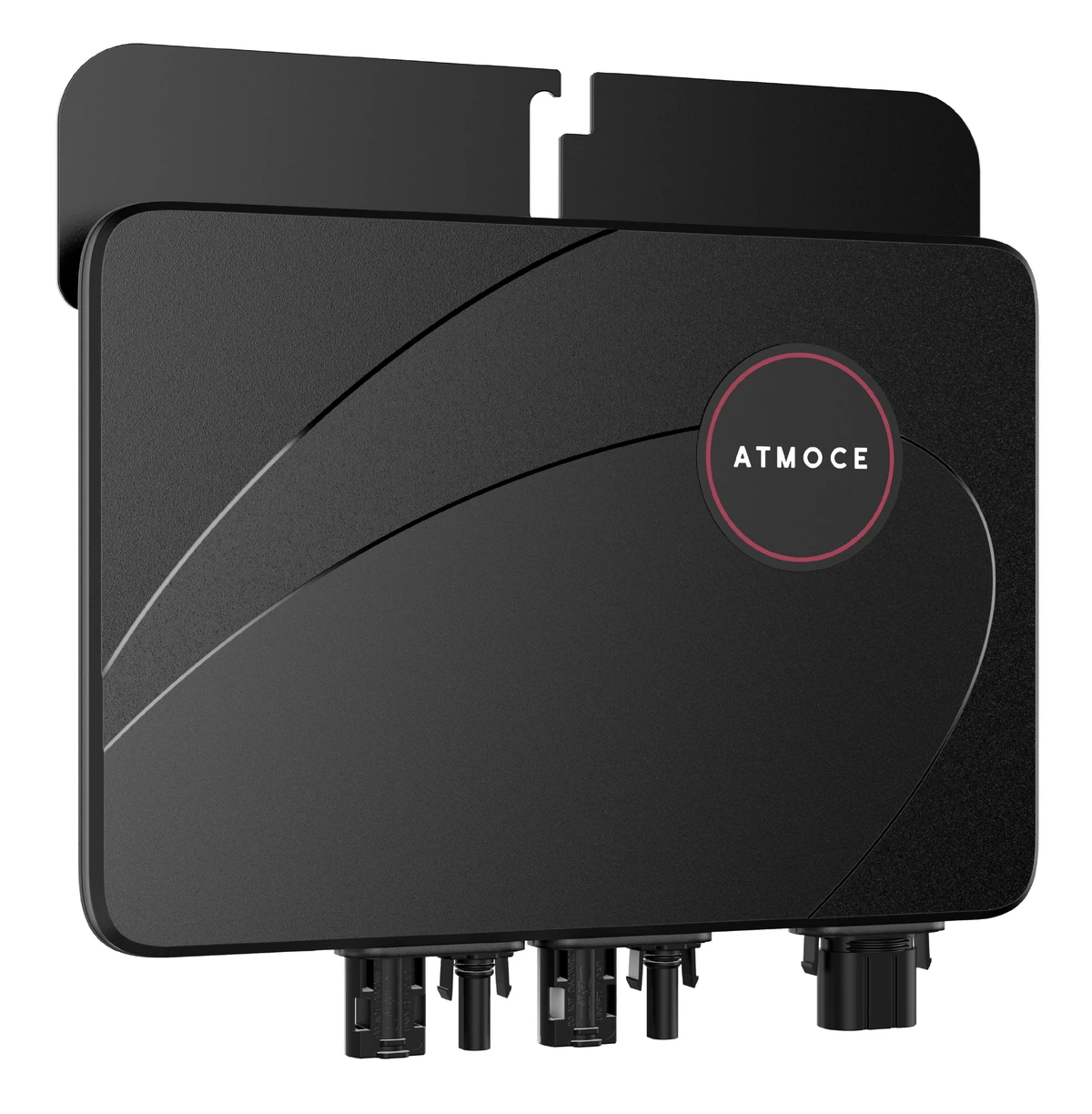 ATMOCE MI-1000-2M, vue officielle du boîtier, du support et de la connectique, extraite de sa fiche fabricant.