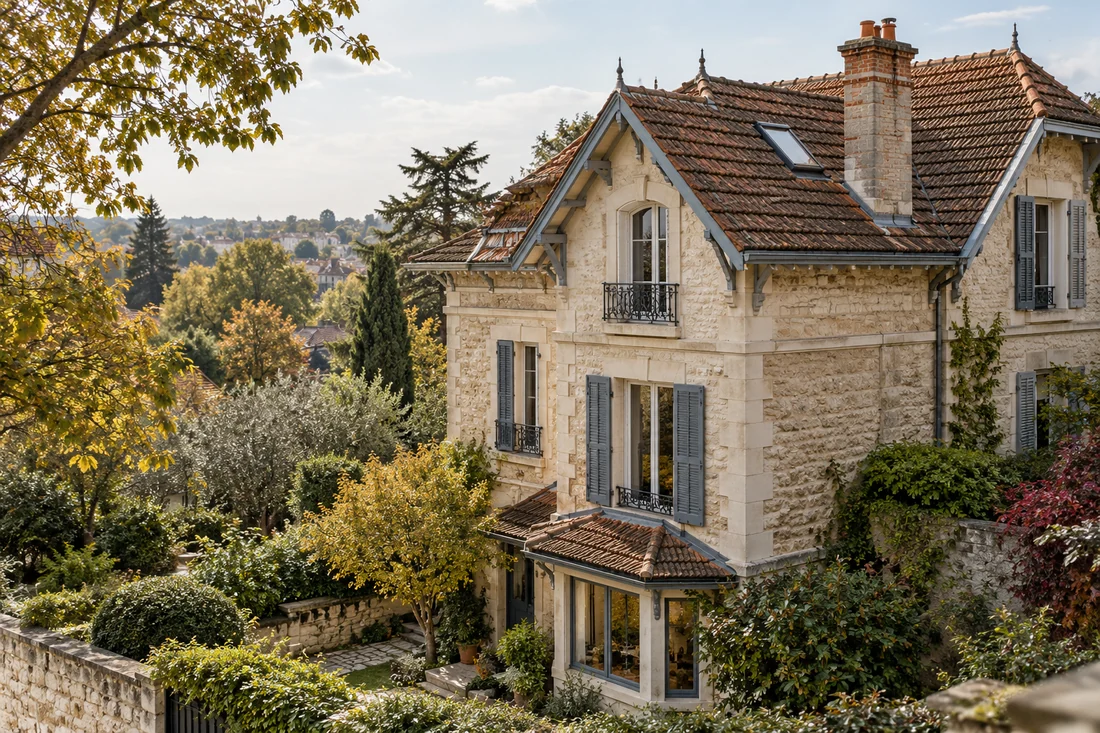 Maison fictive et toiture à examiner avant de choisir le matériel