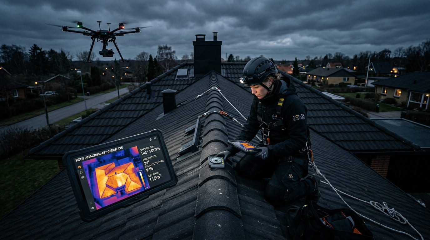 Analyse toiture solaire : orientation, inclinaison et potentiel photovoltaïque