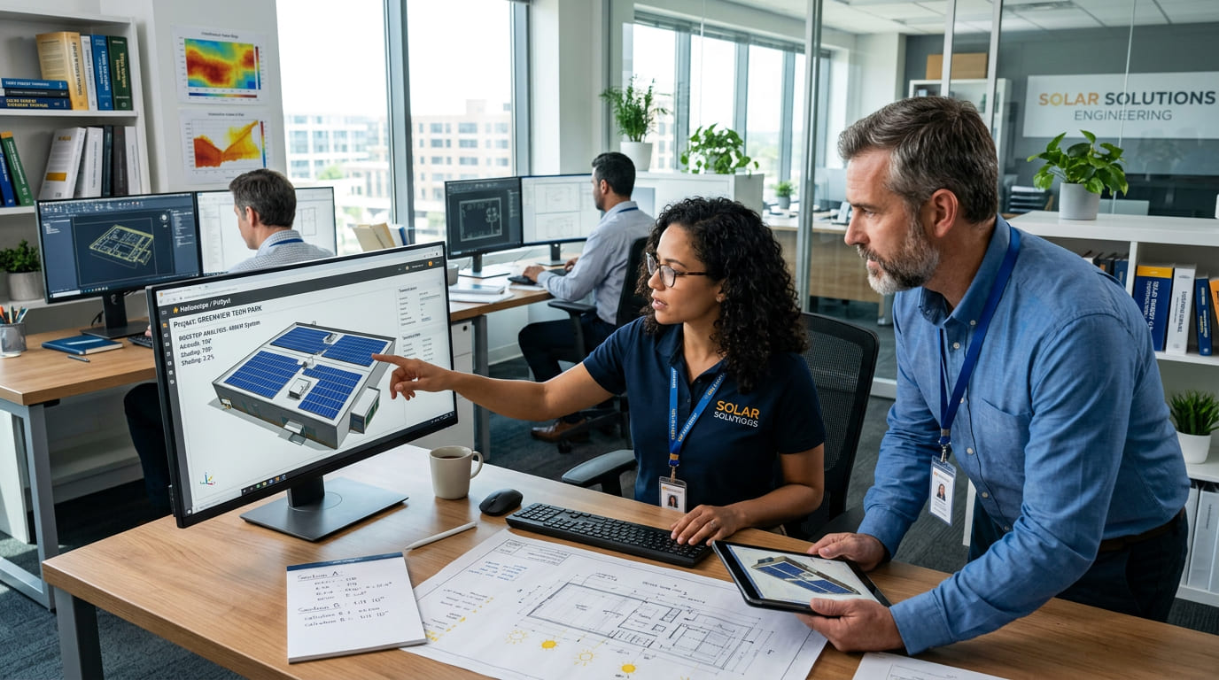 Bureau d'étude photovoltaïque analyse toiture