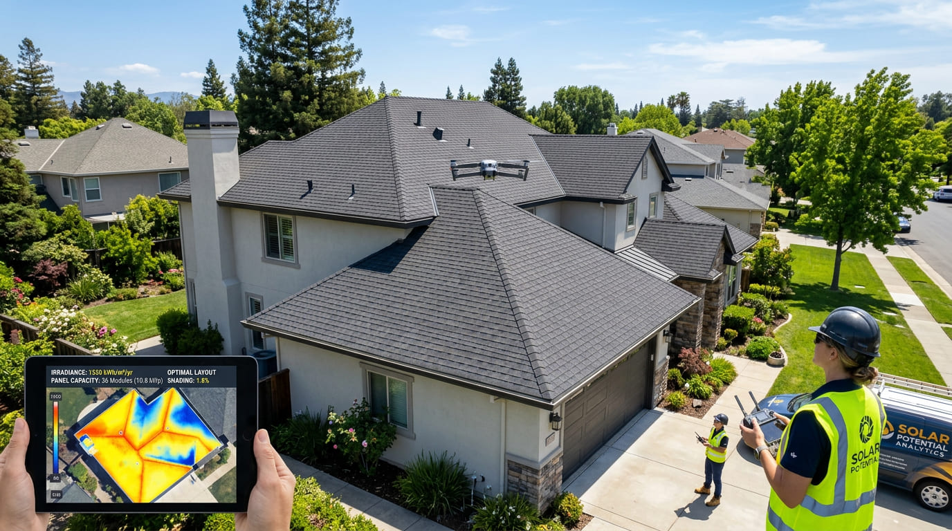 Étude solaire maison et potentiel toiture