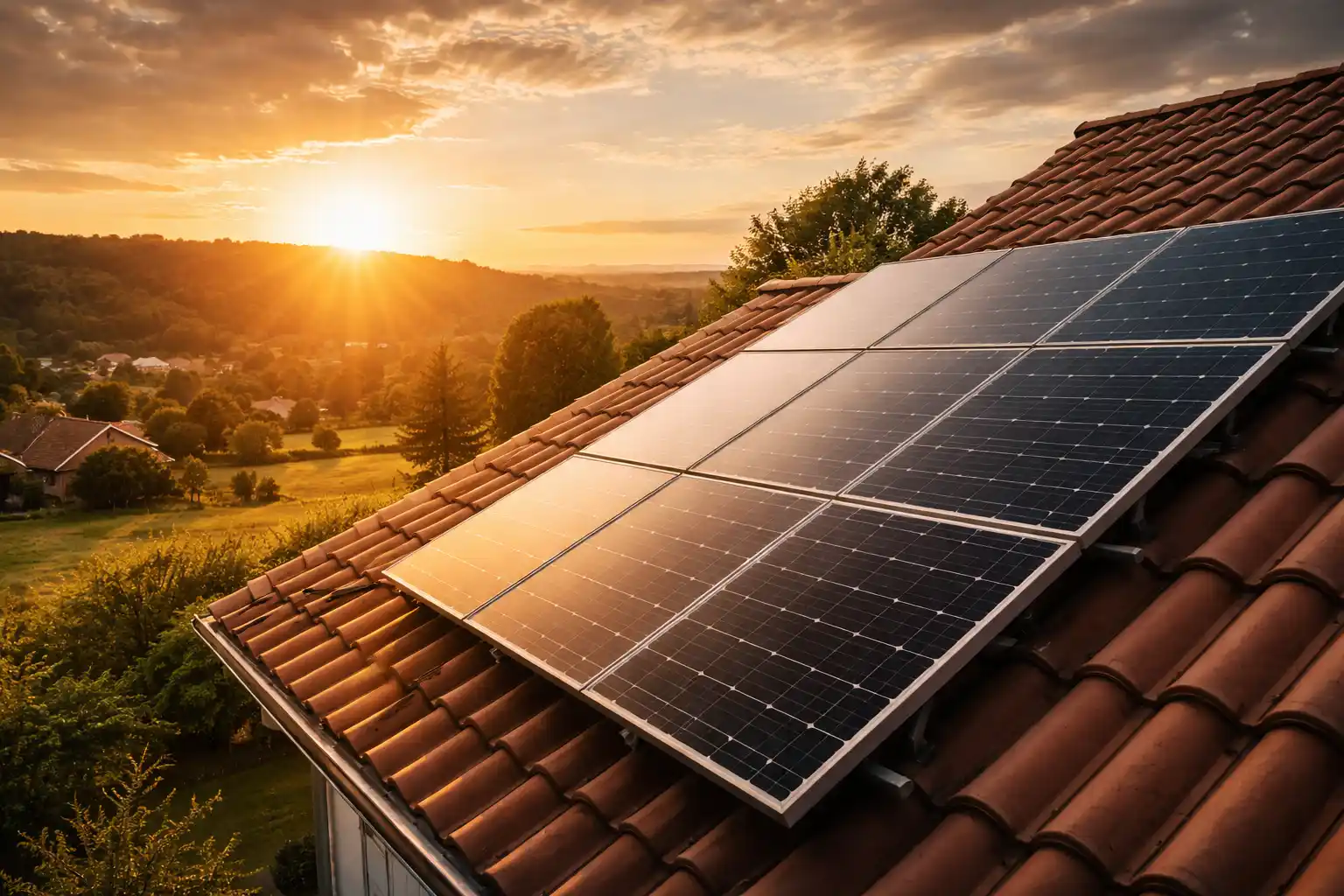 Installation photovoltaïque sur toiture résidentielle