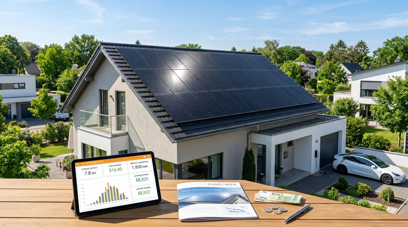 Étude financière installation solaire