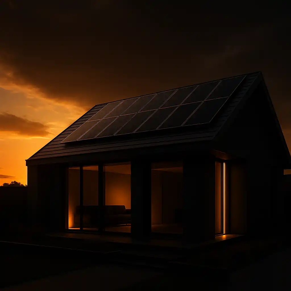 Panneaux + batterie domestique pour autonomie